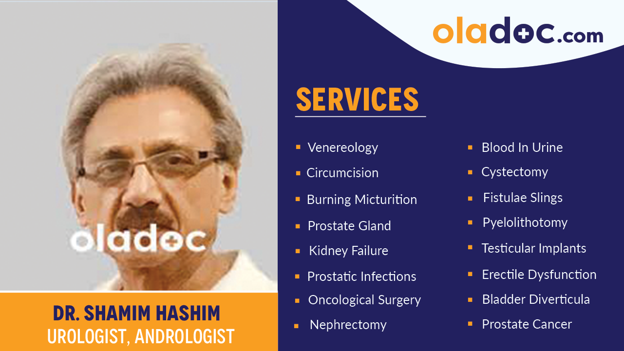 Services provided by Dr. Shamim Hashim